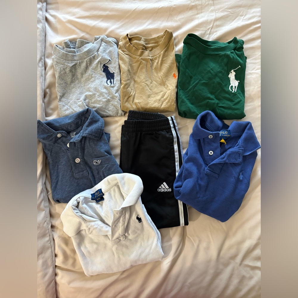 Polo by Ralph Lauren Kids, Vineyard Vines, and Adidas